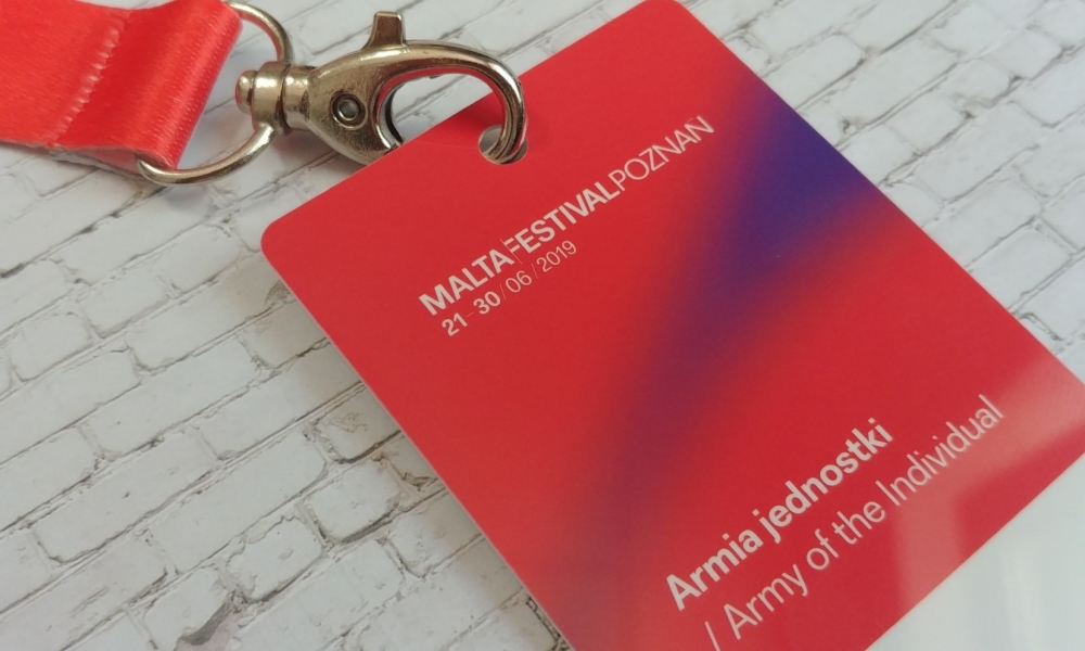 Plastic event conference id card badge with hole